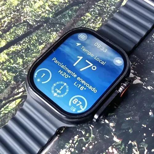 Smartwatch Ultra 4 Pro Microwear Série 10 Novo Com Tela AMOLED GPS Chamadas Pronta Entrega