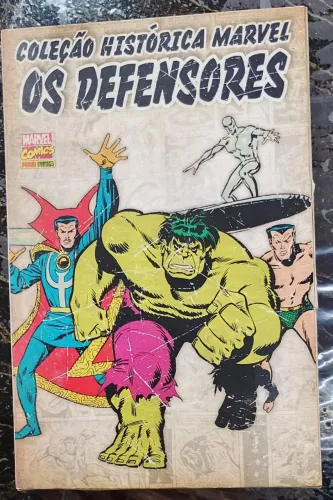 Hq Coleção Histórica Marvel Os Defensores Volumes 1 Ao 4 + Box Panini (usado)