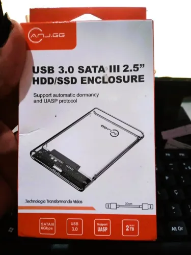 Vendo Case para SSD e HDD junto com o SSD de 120 GB