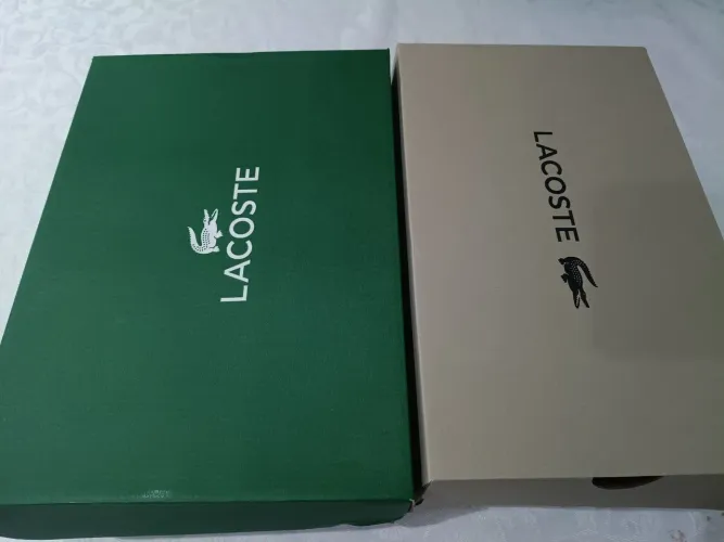 Tênis Lacoste original novos na caixa. (300 cada ou os 2 por 500)