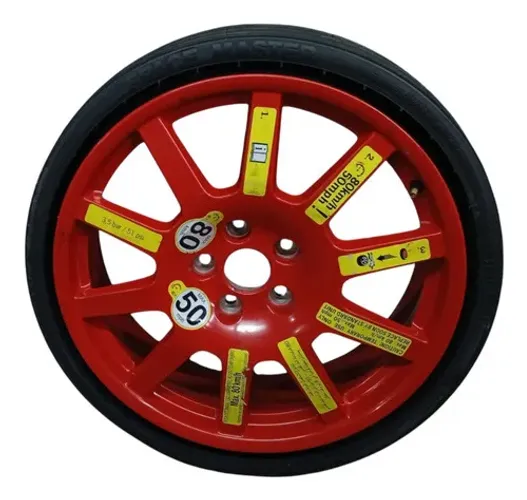 Kit Roda Sobressalente Porsche Macan 2017/2018 195/75/18 Vermelho