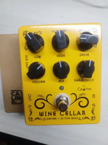 Pedal Preamp para Baixo - Drive e Direct Box