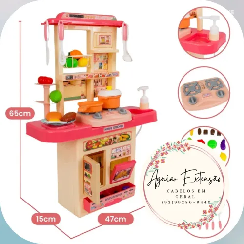COZINHA INFANTIL COM UTENSÍLIOS 