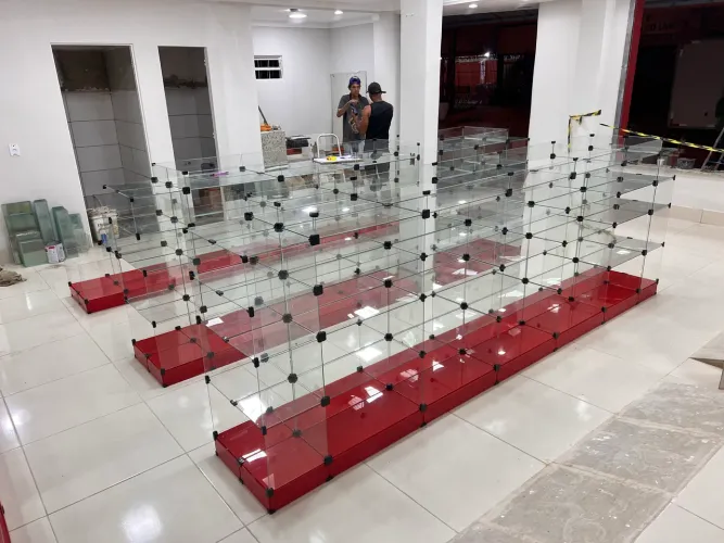 Instalações comercias de vidro