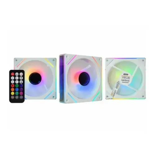 Kit Cooler K-MEX ARGB Infinity Nazca AA-VWK1 com 3 Fans 120mm e Controladora - Novo | Elet