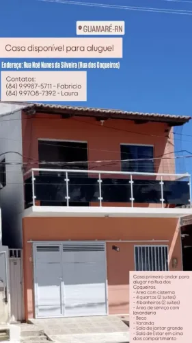Casa centro de Guamaré-RN