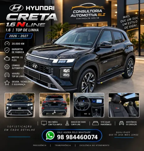 Hyundai Creta N Line 1.6 TB 12V Flex Aut. 2027