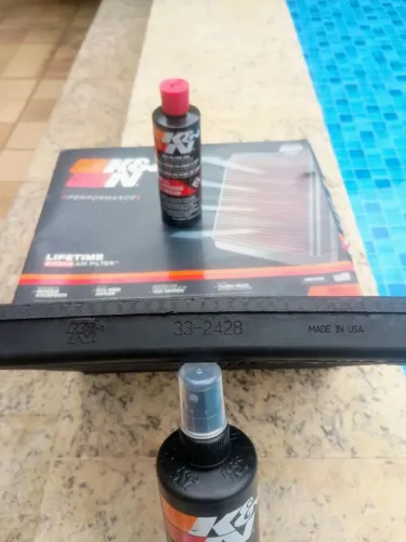 Filtro de ar esportivo K&n 33-2428 para BMW motor 6 cilindros 