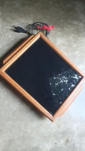 Bandeja quente Aquecedor pratos panela vidro 110v