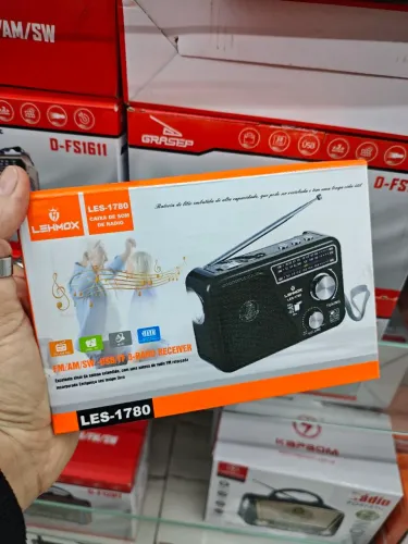 Rádio FM/AM/SW - NOVO
