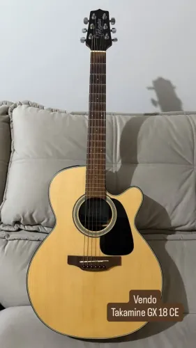 violão Takamine GX18CE todo original com semi case
