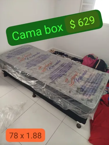 Cama box solteiro nova - entrega gratuita