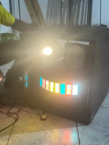 Jogo de iluminação para festa