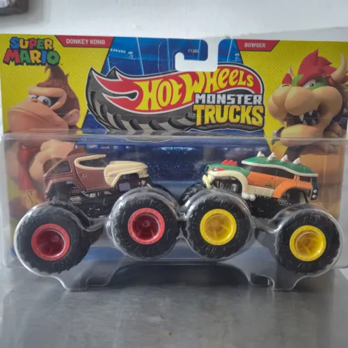 Hotwhells Monster Super Mario Donkey Kong e Bowser
