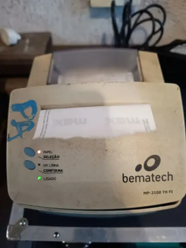 Vendo Impressora Fiscal MP 2100 TH FI Bematech ela liga mas precisa de revisão. LEIA.