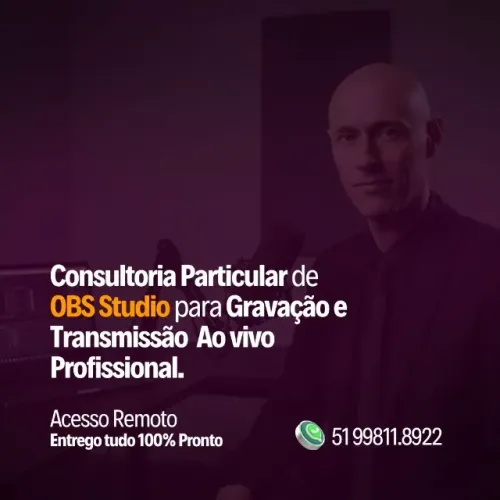 Consultoria OBS Studio (Leia a Descrição)