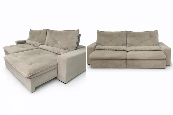 SOFÁ RETRÁTIL RECLINÁVEL 