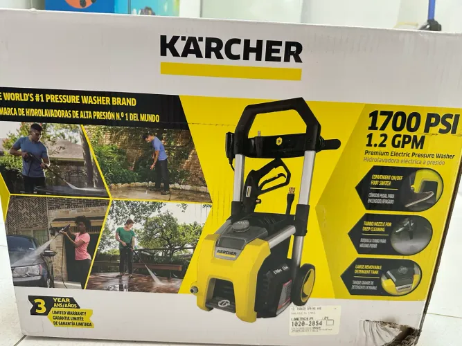 LAVADORA DE PRESSÃO ELÉTRICA KARCHER K1700 PSI/ 1.2 GPM