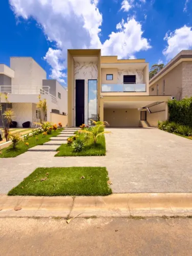Casa moderna com piscina,3 dormitorios no Condomínio Ibi Aram, Itupeva
