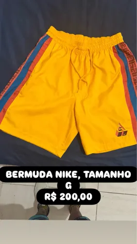 BERMUDA NIKE, TAMANHO G