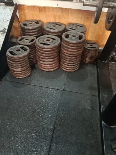 Anilhas para exercícios 7 reais o kg
