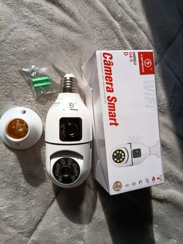 Lâmpada Câmera Smart