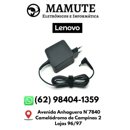 Fonte Carregador Notebook Lenovo Ideapad 310 S145 320 330 Ultra Fino