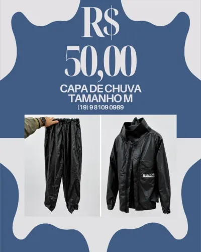 Capa de Chuva - Tam M