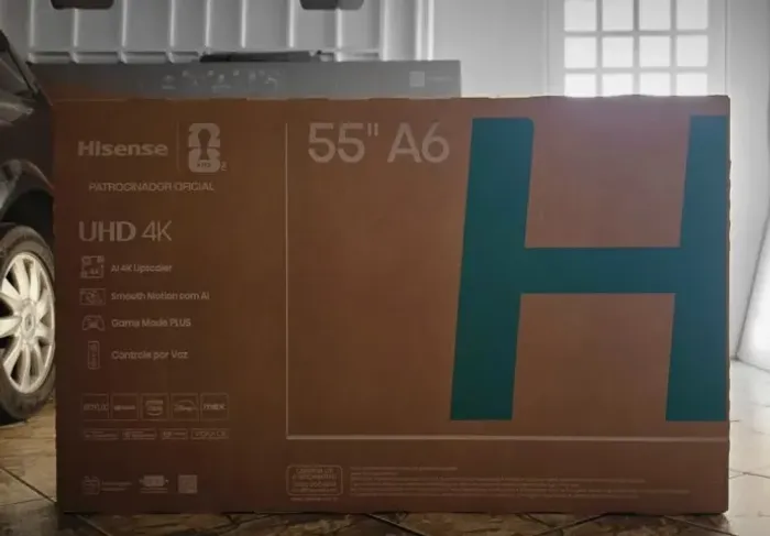 Smart TV 55" Hisense 4K VIDAA