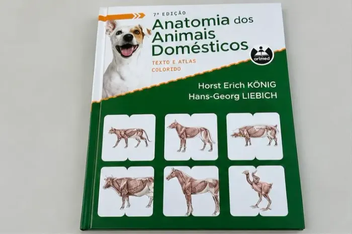 Livro Anatomia dos Animais Domésticos - 7ª Edição | König e Liebich