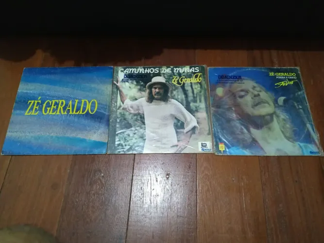 Três Lps vinil Zé Geraldo