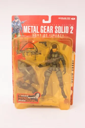 Boneco Action Figure Solid Snake Metal Gear Solid 2 (Raro) McFarlane Toys