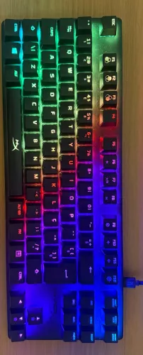 HyperX Alloy Origins Core TKL Switch Blue - com defeito (para reparo ou peças)