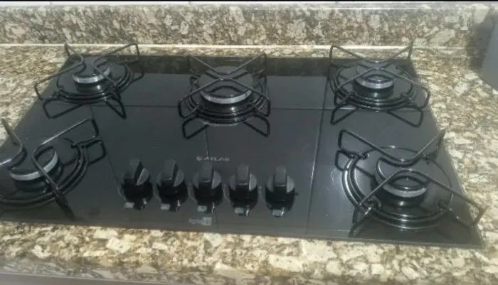 Cooktop 5 bocas pouco uso