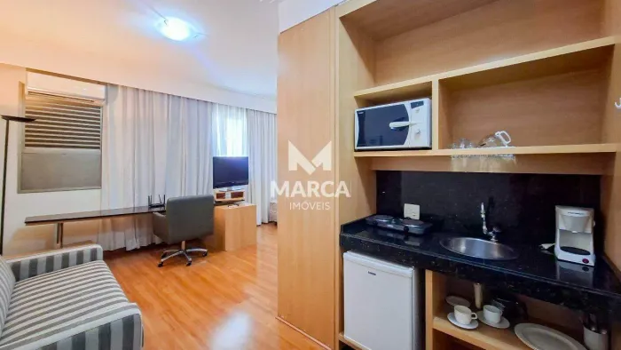 Apartamento para aluguel, 1 quarto, 1 suíte, 1 vaga, Lourdes - Belo Horizonte/MG