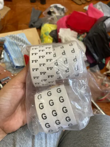 Etiquetas tamanho