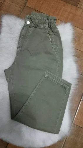 Calça jeans feminina Zara Tam G