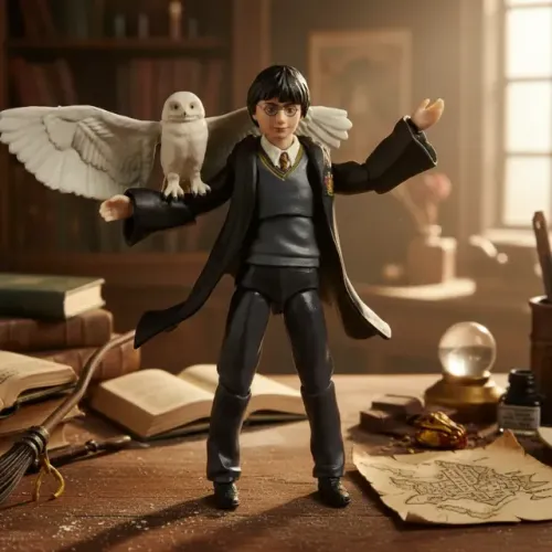Action Figure do Harry Potter - Articulável com Acessórios - PVC - 12 cm Sem Caixa