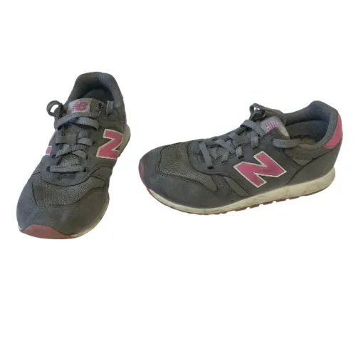 Tênis New Balance NB Original 373 Lace Infantil Tamanho 31 Cinza Rosa