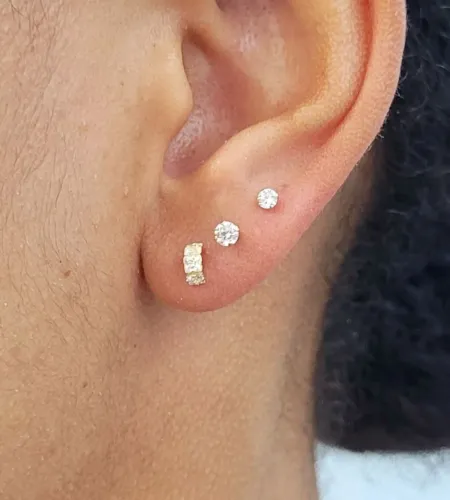 Conjunto Brincos Ouro 18k