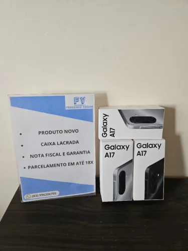 Samsung A17 256gb Cinza / Preto - Novo (caixa lacrada)
