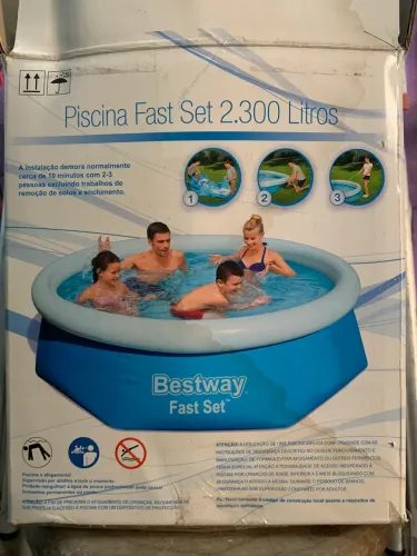 Piscina Bestway Fast Set 2.300 Litros - Pouco usada