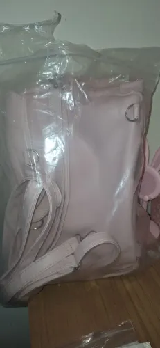 Mochila estilo coreano rosé