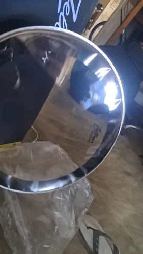 Pele de bateria nova