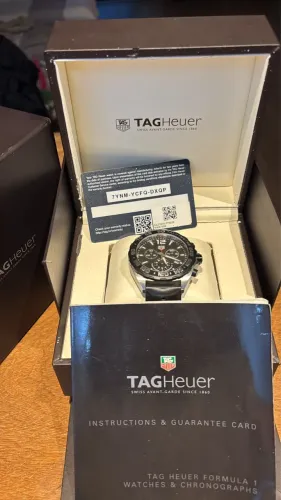 Tag Heuer F1. Completo c/ nota de compra