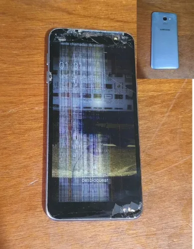 APARELHO CELULAR J6 NORMAL TELA QUEBRADA