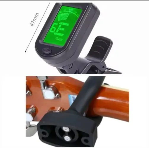 Afinador eletrônico para violão(50,00) e suporte de parede para violão(40,00)
