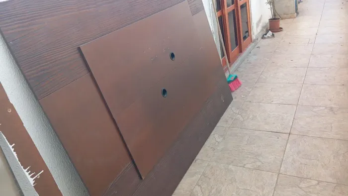 Painel de madeira para tv 50