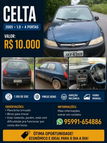 Chevrolet Celta Life 1.0 MPFI VHC 8V 5P 2005
