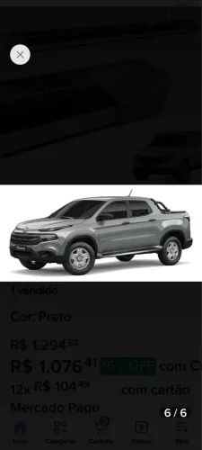 Estribo laterais fiat toro 2016 a 2024